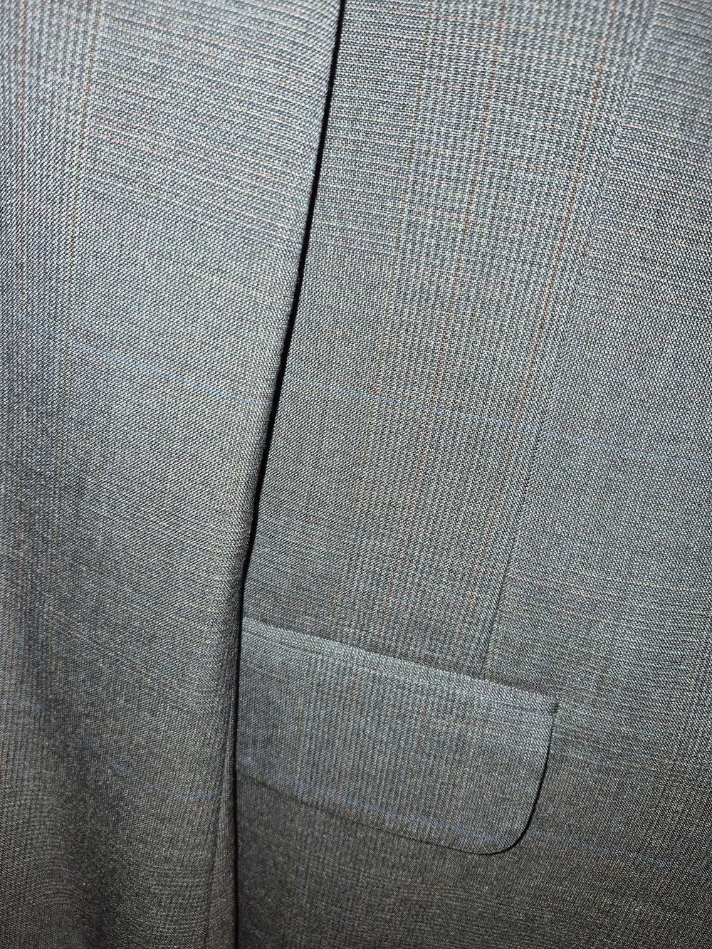 Roundtree & Yorke Men's Charcoal Two-Button Sport Coat
